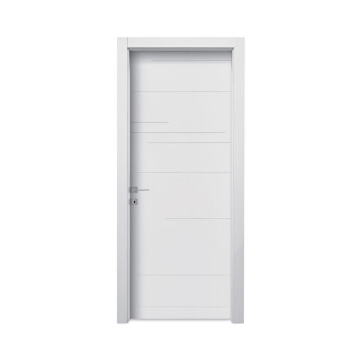 Porta interna "Cross Bianco Laccato" in versione a battente