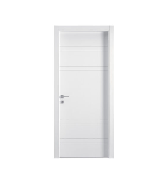 Porta interna "Dynamic Bianco Laccato" in versione a battente