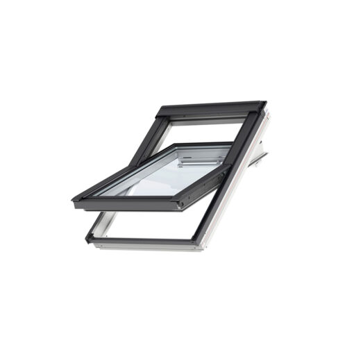 Finestra a bilico "GGL" in legno di pino bianco e alluminio by VELUX