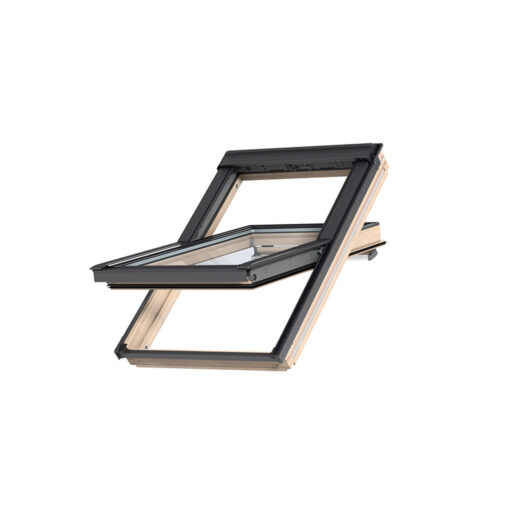 Finestra a bilico manuale "GGL" in legno di pino naturale e alluminio by VELUX