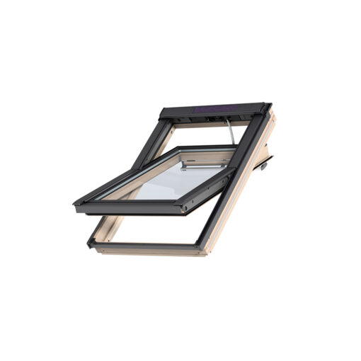 Finestra a bilico solare "GGL Integra" in legno di pino naturale e alluminio by VELUX
