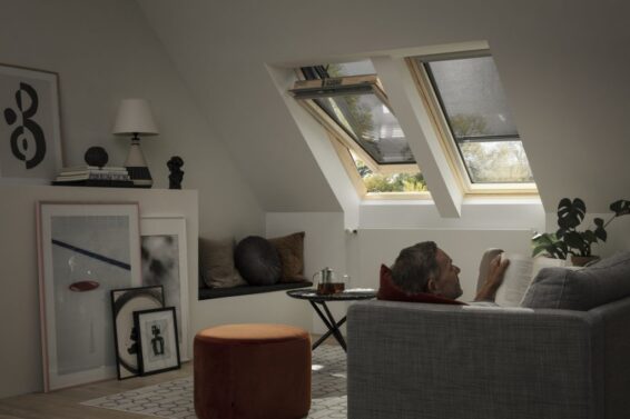 Dettaglio interno tapparella VELUX® Integra MSL in PVC
